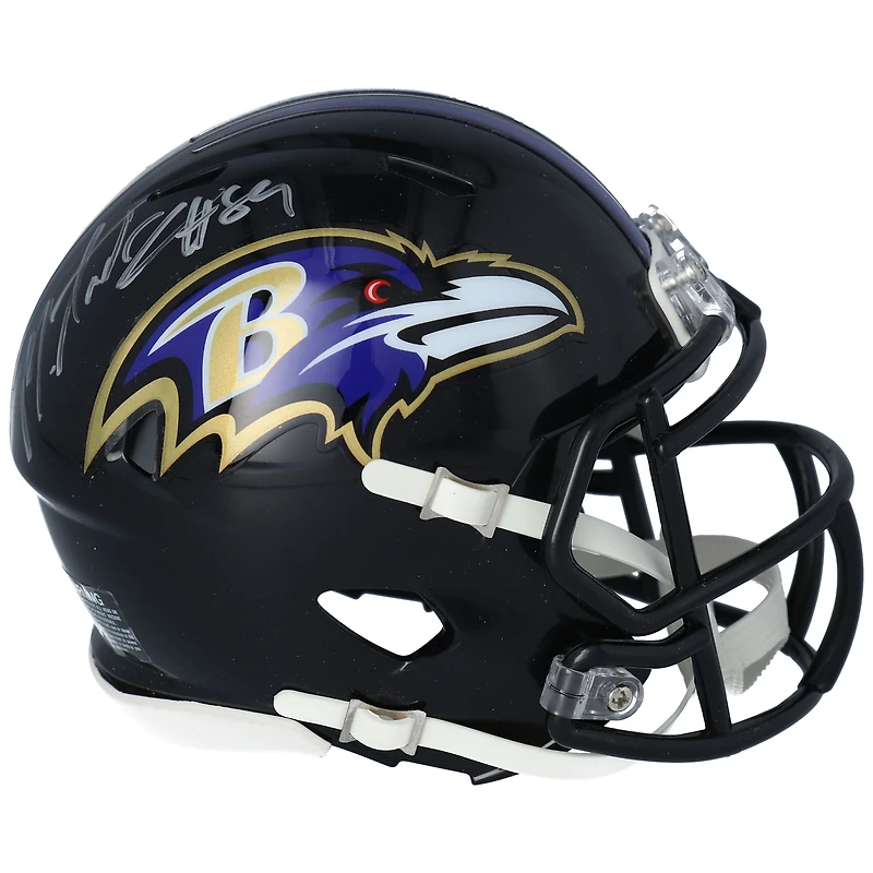 Mark Andrews Baltimore Ravens Autographed Riddell Speed Mini Helmet