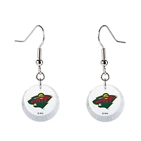Women's Swarovski Minnesota Wild Team Logo Earrings