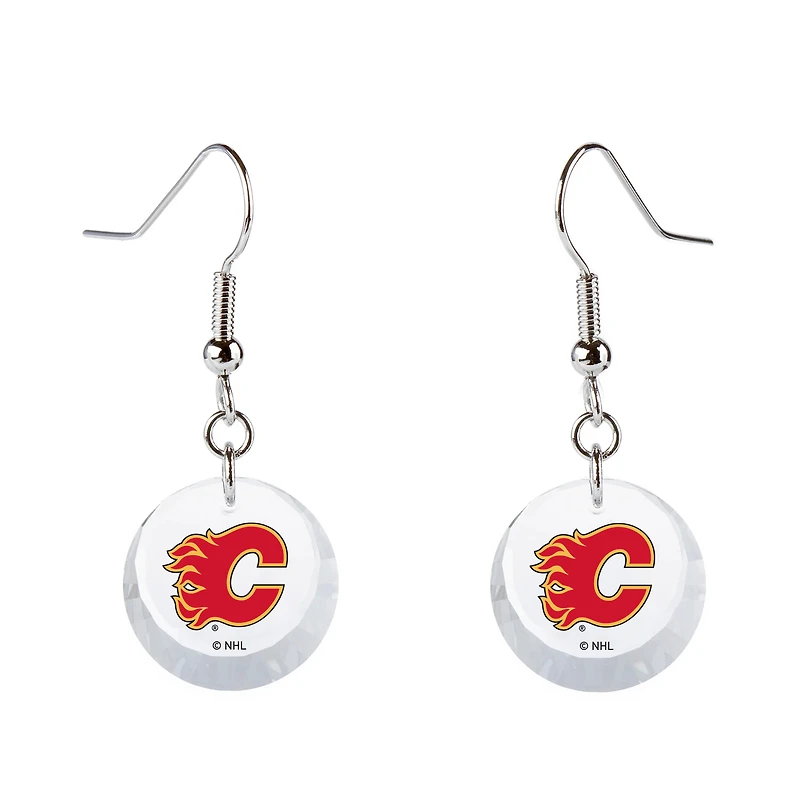 Women's Swarovski Calgary Flames Team Logo Earrings