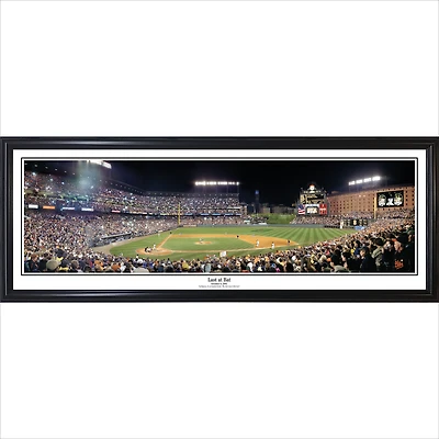 Baltimore Orioles 13.5'' x 39'' Last At Bat Standard Framed Panorama