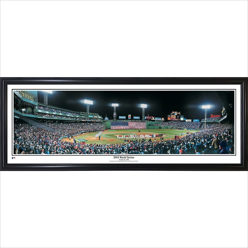 Boston Red Sox 13.5'' x 39'' 2004 World Series Champions Standard Framed Panorama