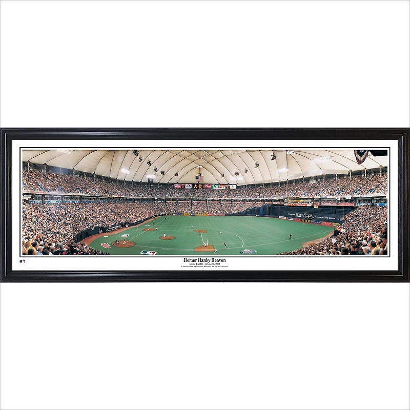 Minnesota Twins 13.5'' x 39'' Homer Hanky Heaven Standard Framed Panorama