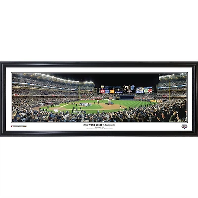 New York Yankees 13.5'' x 39'' 2009 World Series Champions Standard Framed Panorama