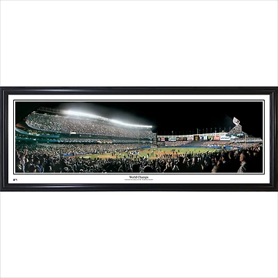 New York Yankees 13.5'' x 39'' World Champs Standard Framed Panorama