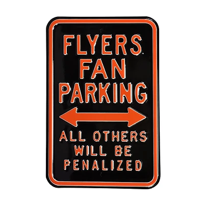 Philadelphia Flyers Steel Parking Street Sign