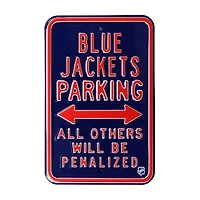 Columbus Blue Jackets Steel Parking Street Sign