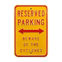 Iowa State Cyclones Steel Parking Street Sign