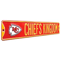 Kansas City Chiefs 6'' x 36'' Steel Street Sign