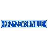 Duke Blue Devils 6'' x 36'' Steel Street Sign