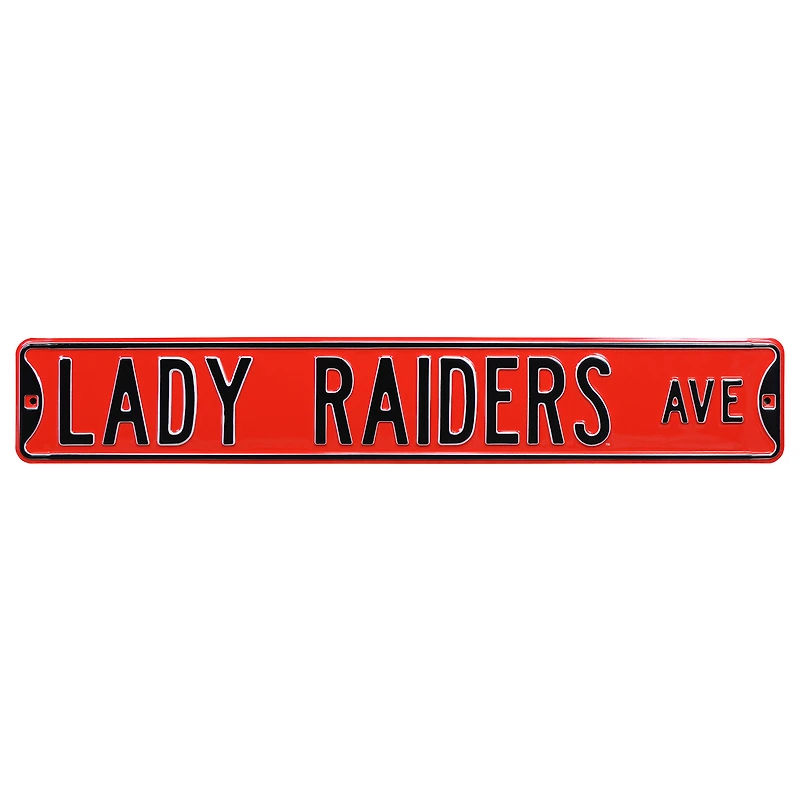 Texas Tech Red Raiders 6'' x 36'' Steel Street Sign