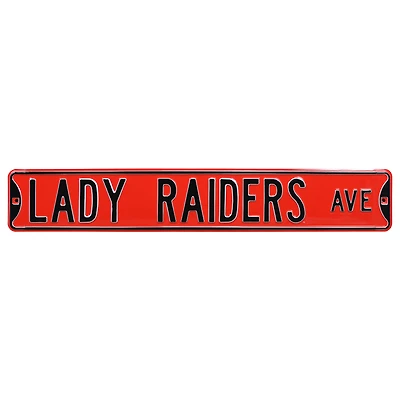 Texas Tech Red Raiders 6'' x 36'' Steel Street Sign