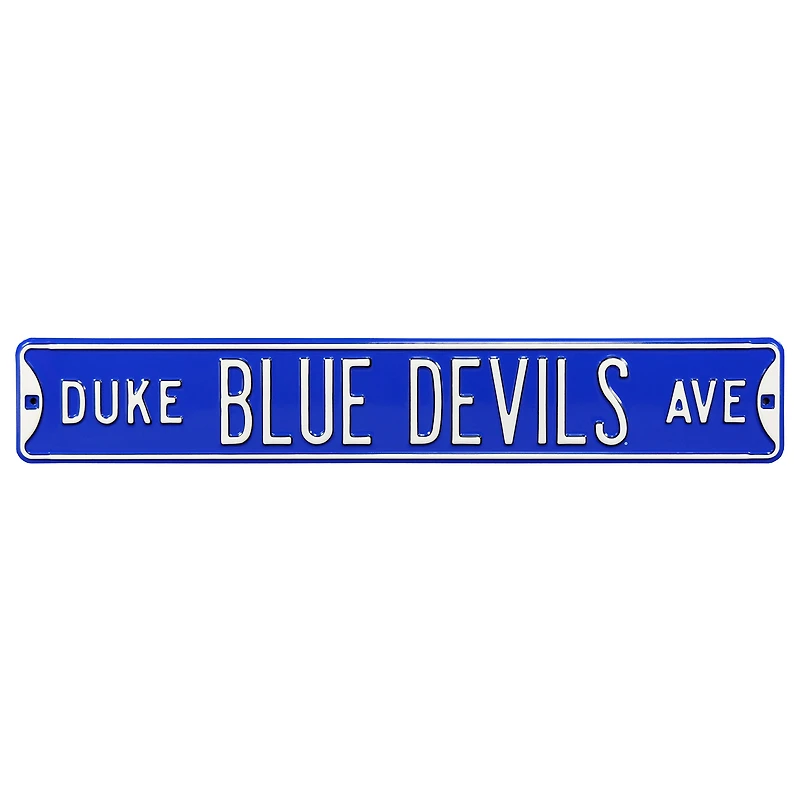 Duke Blue Devils 6'' x 36'' Steel Street Sign