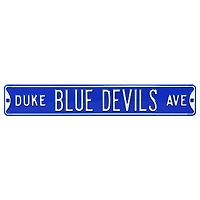 Duke Blue Devils 6'' x 36'' Steel Street Sign