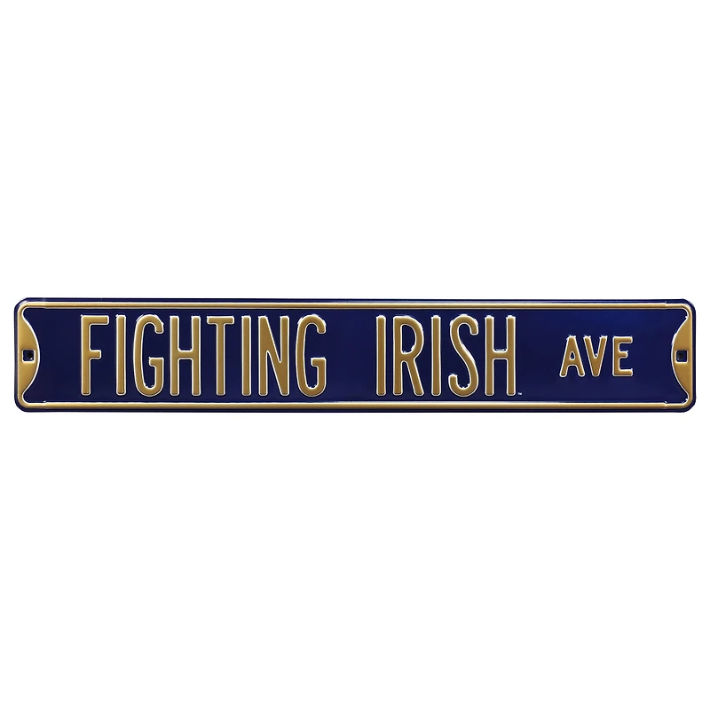 Notre Dame Fighting Irish 6'' x 36'' Steel Street Sign