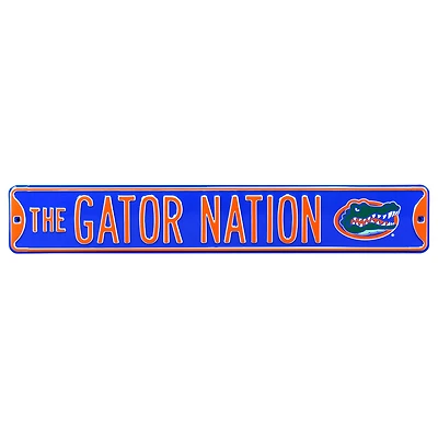 Florida Gators 6'' x 36'' Steel Street Sign