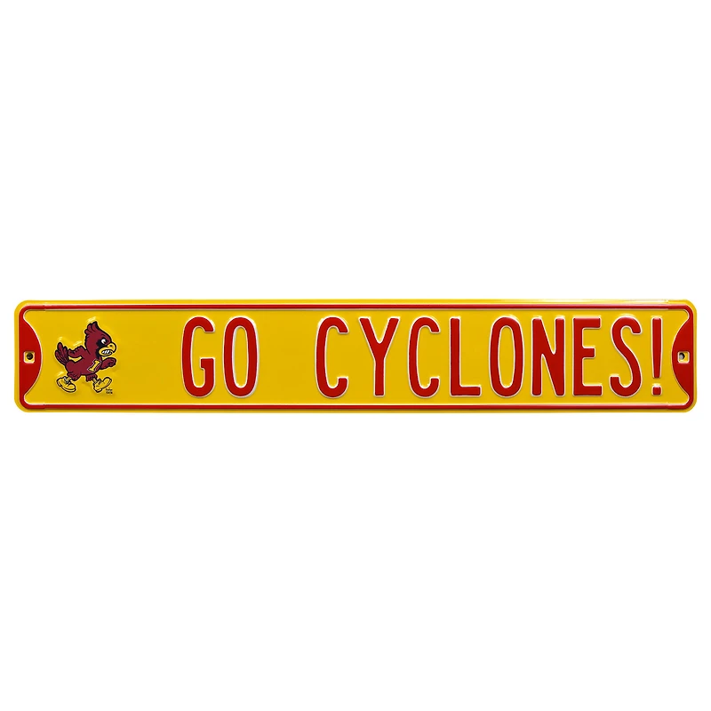 Iowa State Cyclones 6'' x 36'' Steel Street Sign