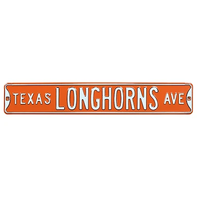 Texas Longhorns 6'' x 36'' Steel Street Sign