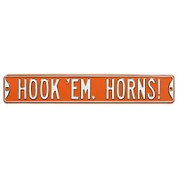 Texas Longhorns 6'' x 36'' Steel Street Sign