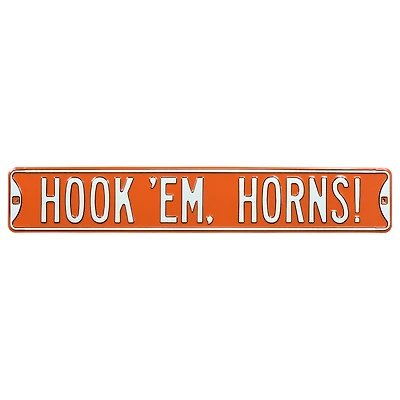 Texas Longhorns 6'' x 36'' Steel Street Sign
