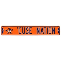 Syracuse Orange 6'' x 36'' Steel Street Sign