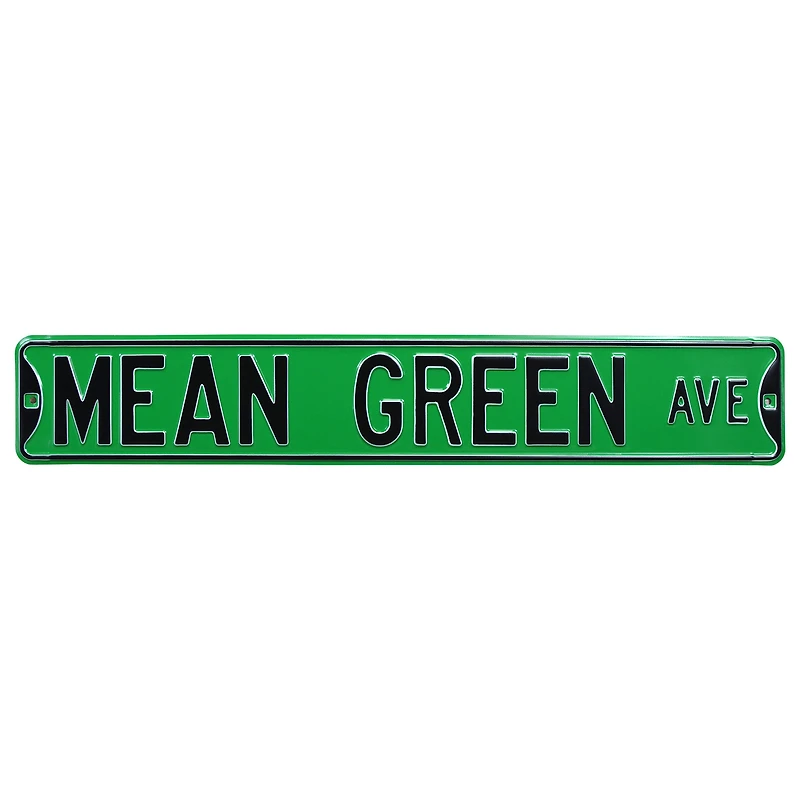 North Texas Mean Green 6'' x 36'' Steel Street Sign