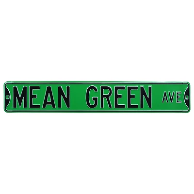 North Texas Mean Green 6'' x 36'' Steel Street Sign