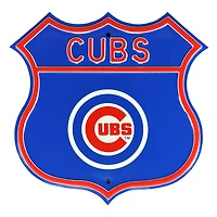 Chicago Cubs Steel Route Sign