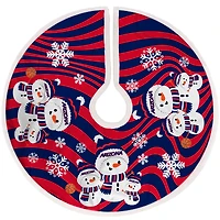Arizona Wildcats Snowman Sherpa Christmas Tree Skirt