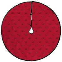 Arkansas Razorbacks Microplush Christmas Tree Skirt