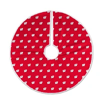 Wisconsin Badgers Microplush Christmas Tree Skirt