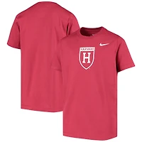 Youth Nike Crimson Harvard Crimson Logo T-Shirt