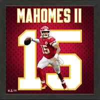 Highland Mint Patrick Mahomes Kansas City Chiefs 13'' x 13'' Jersey Number Frame