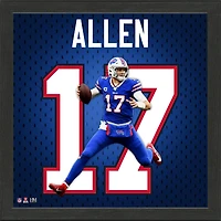 Highland Mint Josh Allen Buffalo Bills 13'' x 13'' Jersey Number Frame
