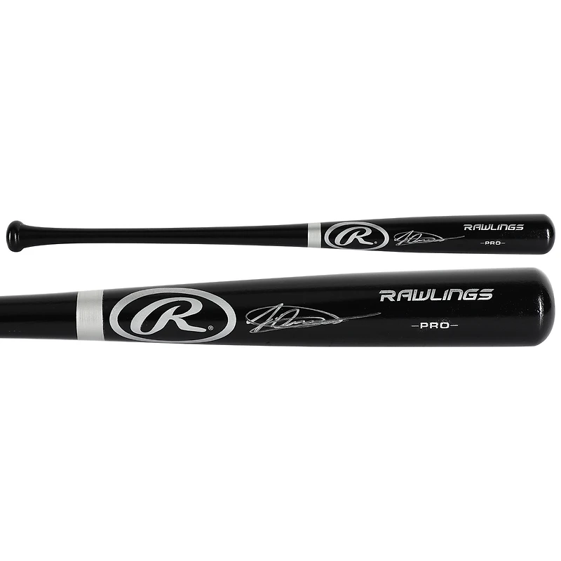 Jasson Dominguez New York Yankees Autographed Rawlings Pro Black Bat