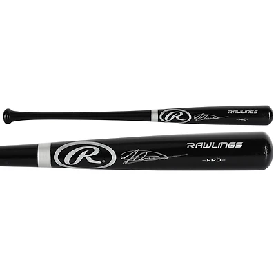 Jasson Dominguez New York Yankees Autographed Rawlings Pro Black Bat