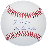 Mike Trout Los Angeles Angels Autographed Baseball with "Millville Meteor" Inscription