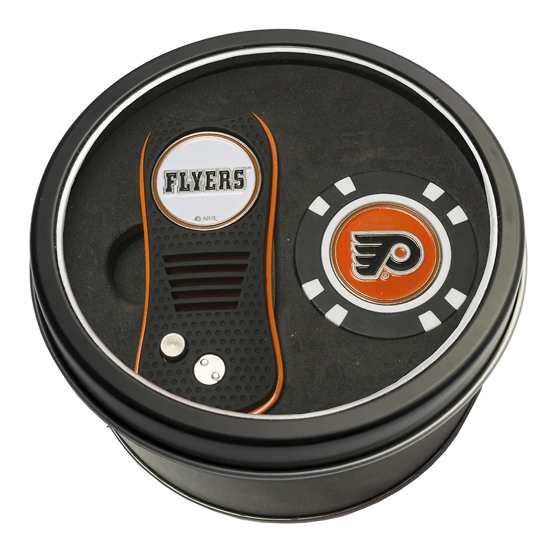 Philadelphia Flyers Switch Chip Golf Tin Set