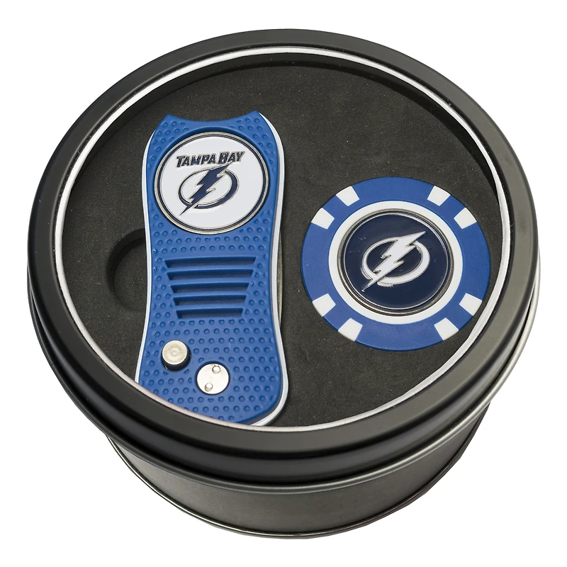 Tampa Bay Lightning Switch Chip Golf Tin Set
