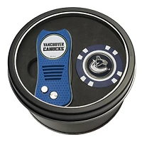 Vancouver Canucks Switch Chip Golf Tin Set