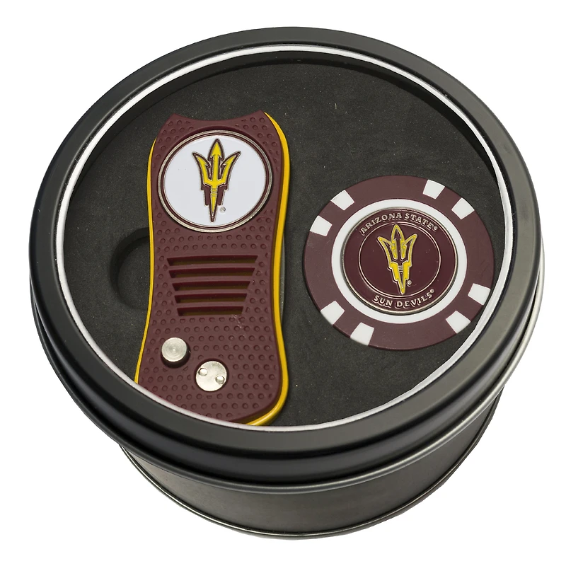 Arizona State Sun Devils Switch Chip Golf Tin Set