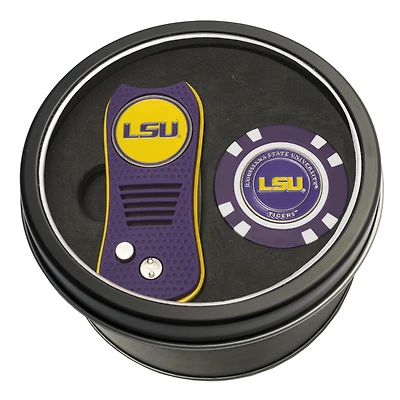 LSU Tigers Switch Chip Golf Tin Set
