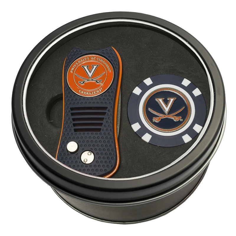 Virginia Cavaliers Switch Chip Golf Tin Set