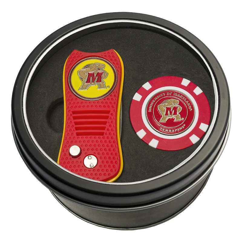 Maryland Terrapins Switch Chip Golf Tin Set