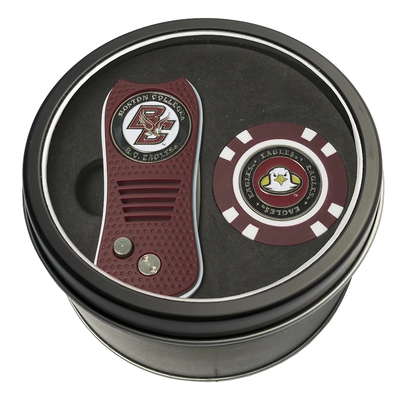 Boston College Eagles Switch Chip Golf Tin Set