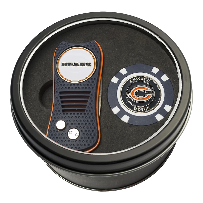 Chicago Bears Switch Chip Golf Tin Set