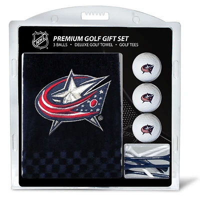 Columbus Blue Jackets Embroidered Golf Gift Set