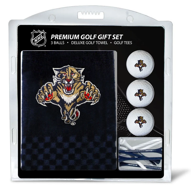 Florida Panthers Embroidered Golf Gift Set