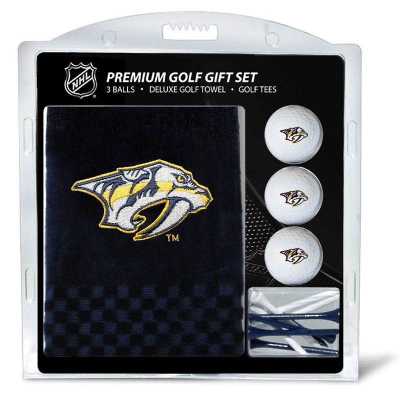 Nashville Predators Embroidered Golf Gift Set