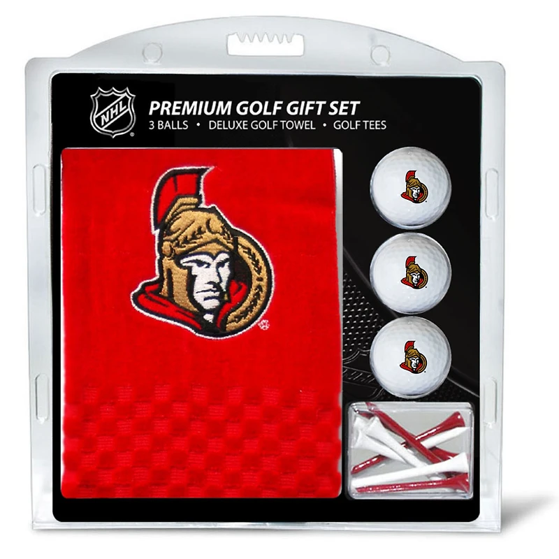 Ottawa Senators Embroidered Golf Gift Set
