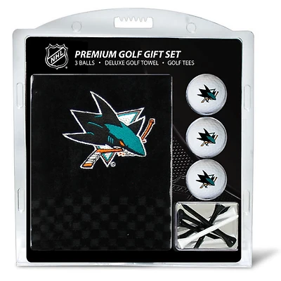 San Jose Sharks Embroidered Golf Gift Set